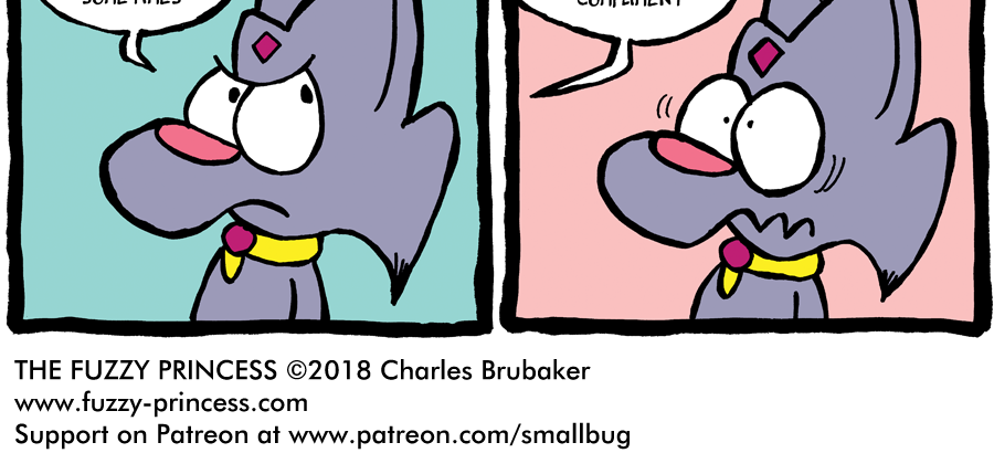 The Fuzzy Princess - Episode 235, Page 1: 2018-03-19-That Voice